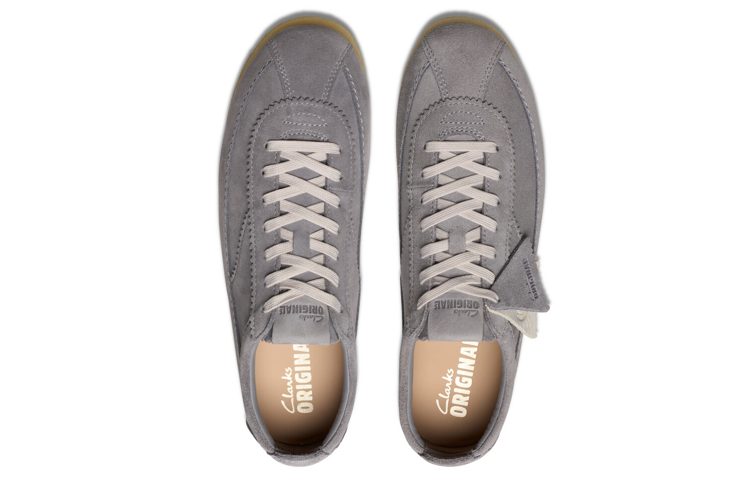 Туфли мужские Men"s Casual Men Low-Top Clarks, серый — фото 4