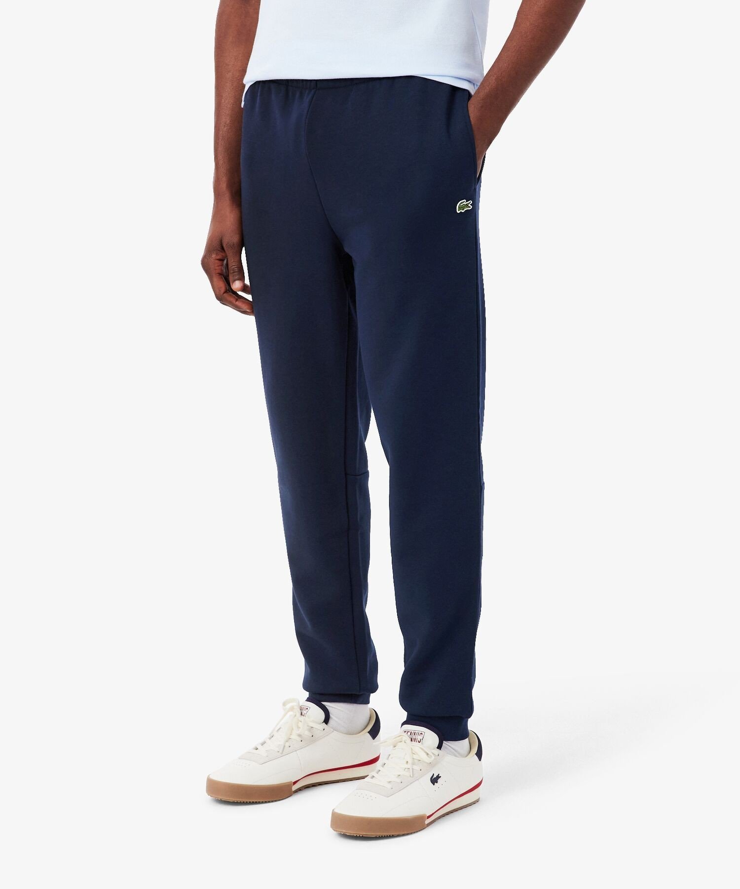 Основные зауженные спортивные штаны LACOSTE, Navy — фото 2