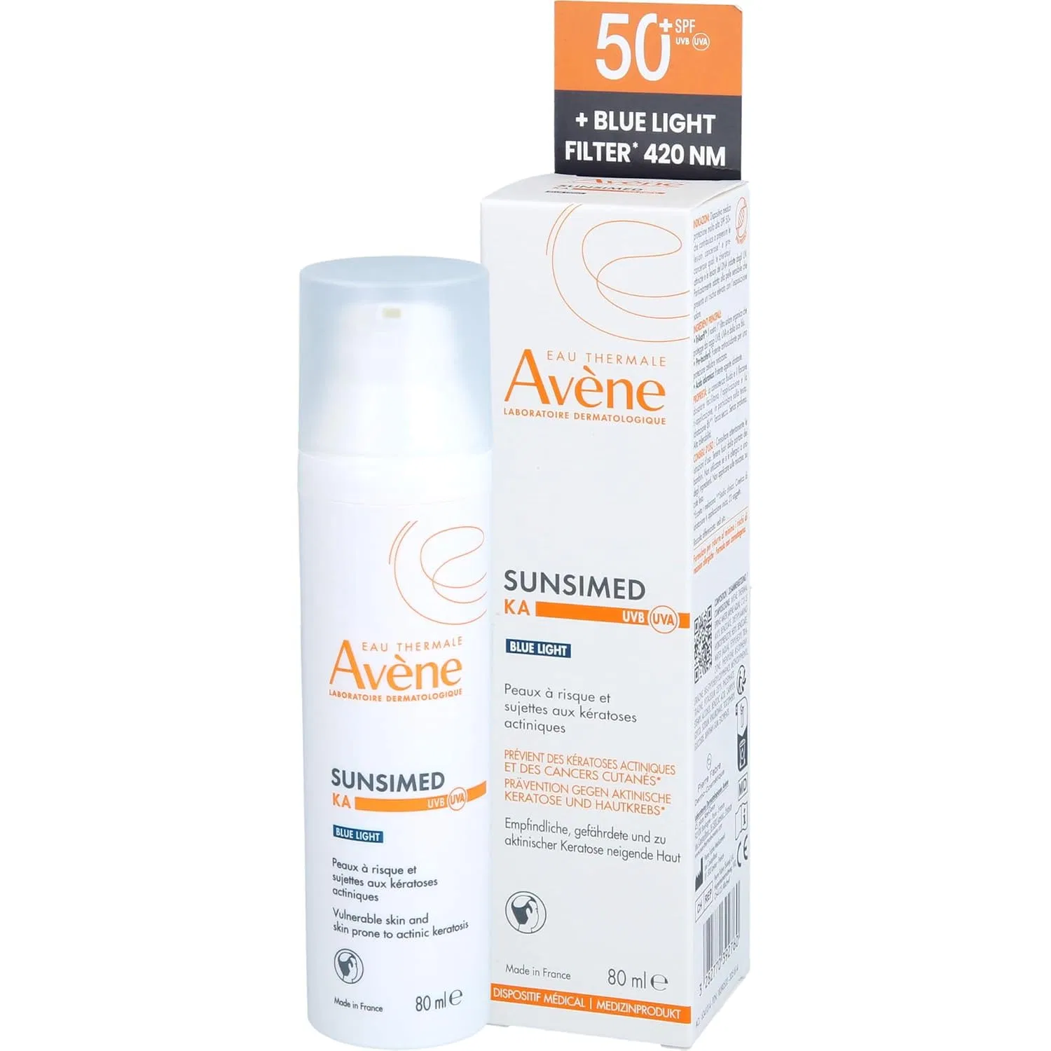 Солнцезащитный спрей Avène Sunsimed SPF 50+ для чувствительной кожи, 80 мл ‎Avene — фото 2