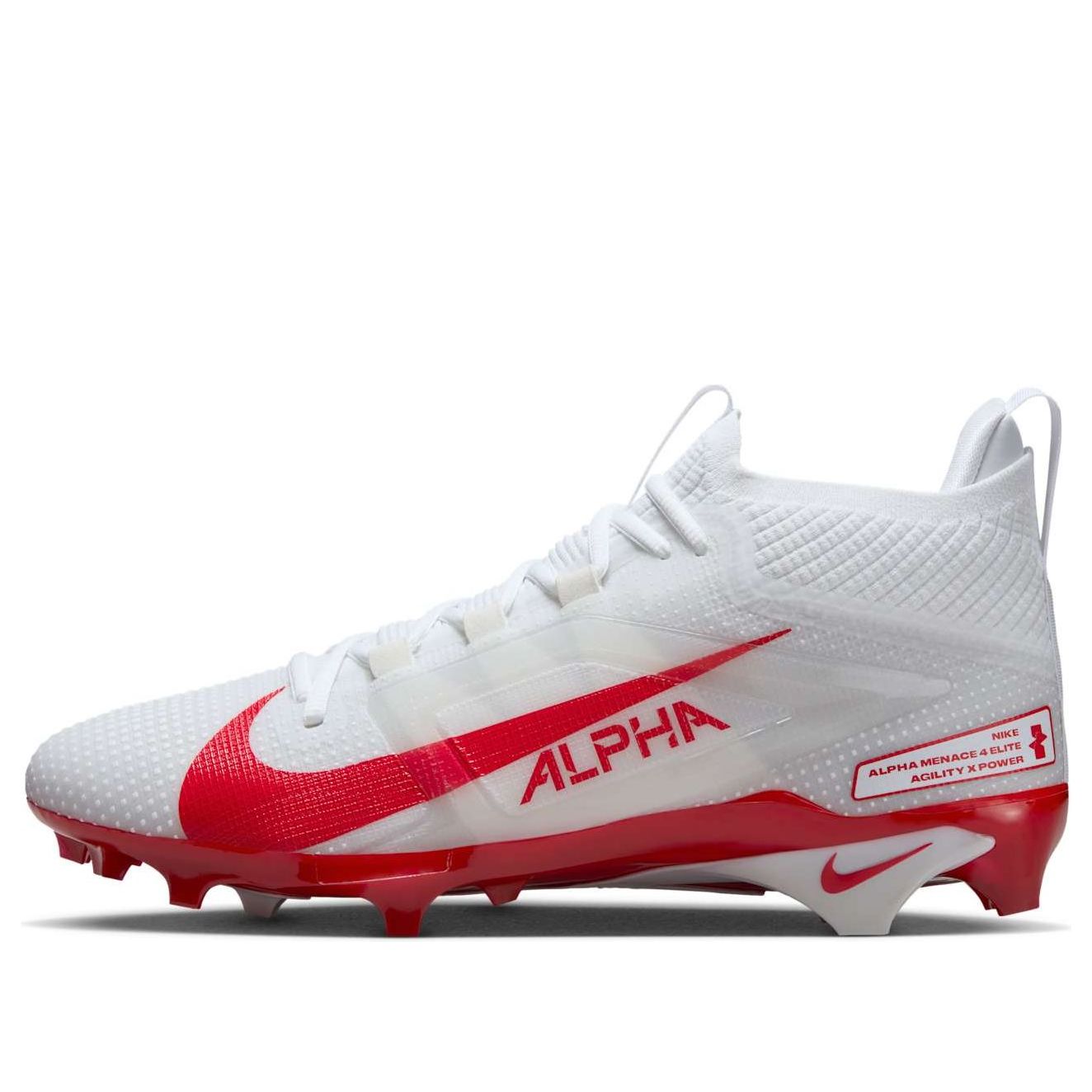 

Кроссовки Nike Alpha Menace 4 Elite 'White University Red Photon Dust'