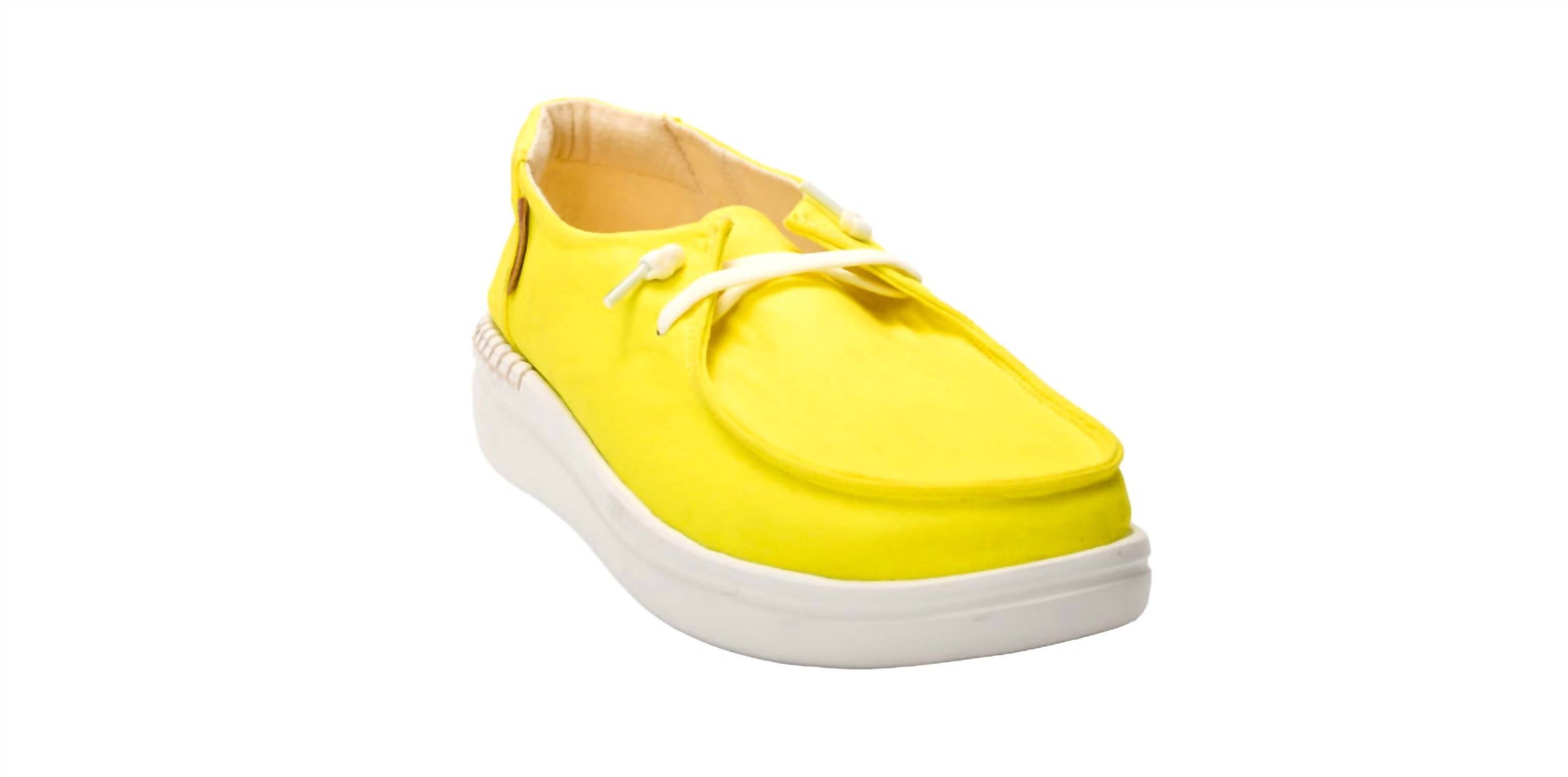 Женские мюли Kayak 2 неоново-желтые Corkys Footwear — фото 3