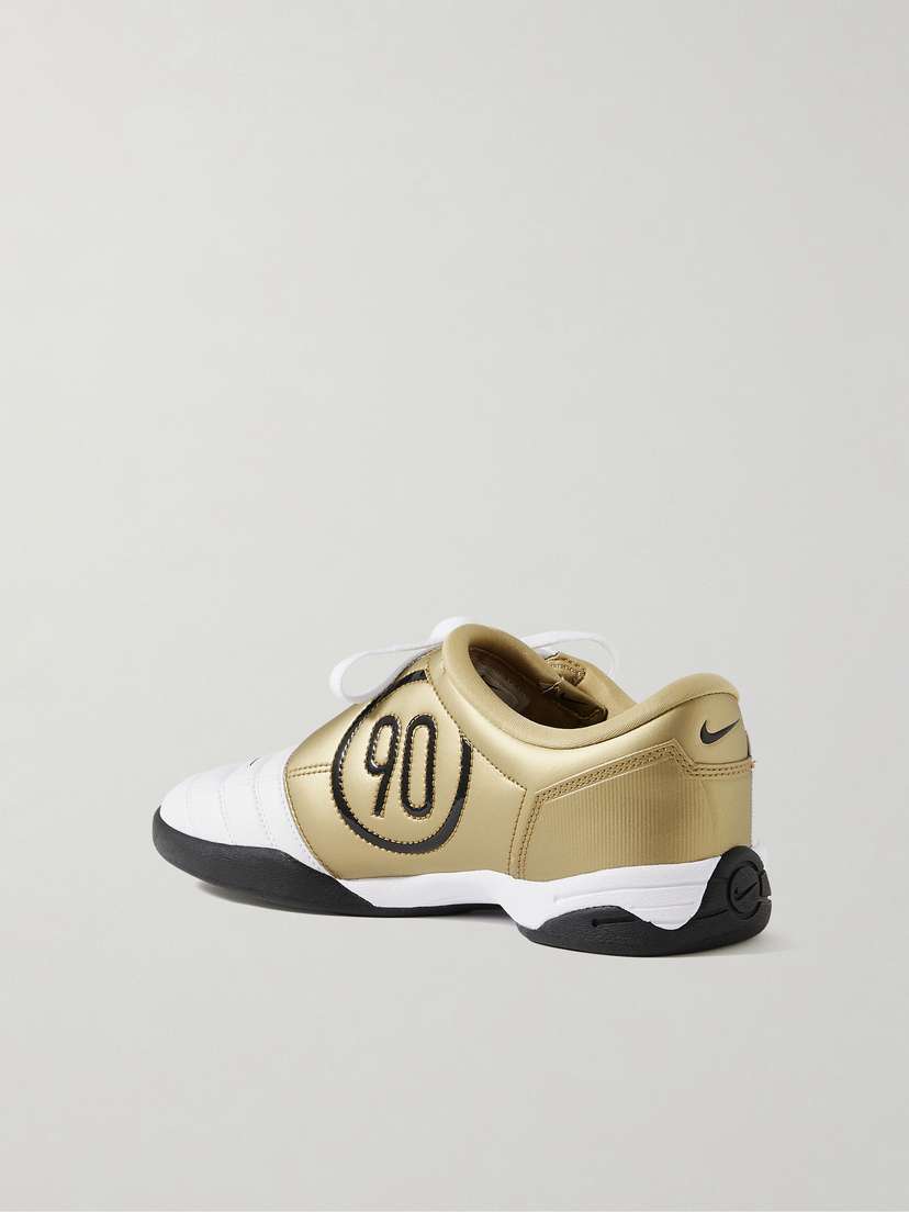 Кроссовки из металлизированной кожи T90 Nike, белый — фото 3