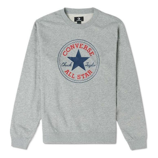 

Свитер go-to all star patch standard-fit fleece sweatshirt 'grey' Converse, серый
