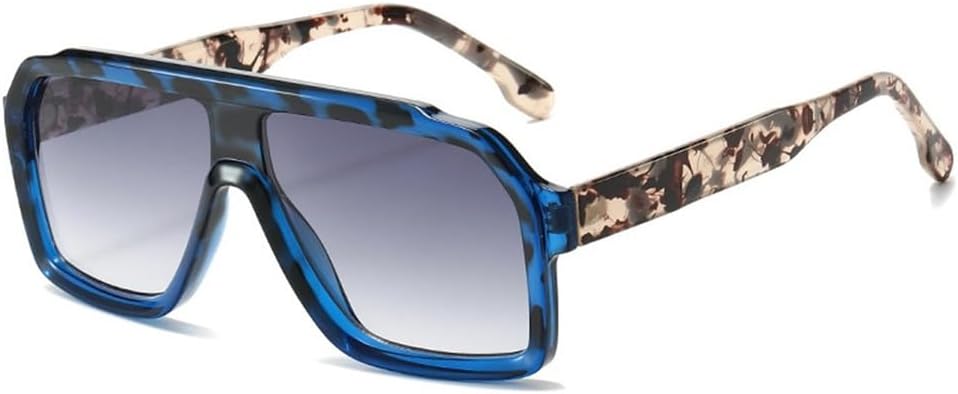 

Солнцезащитные очки UV400 с двухцветной оправой и градиентным леопардовым принтом, подходят для женщин и мужчин, для бега и занятий спортом на открытом воздухе UYPTK, Blue