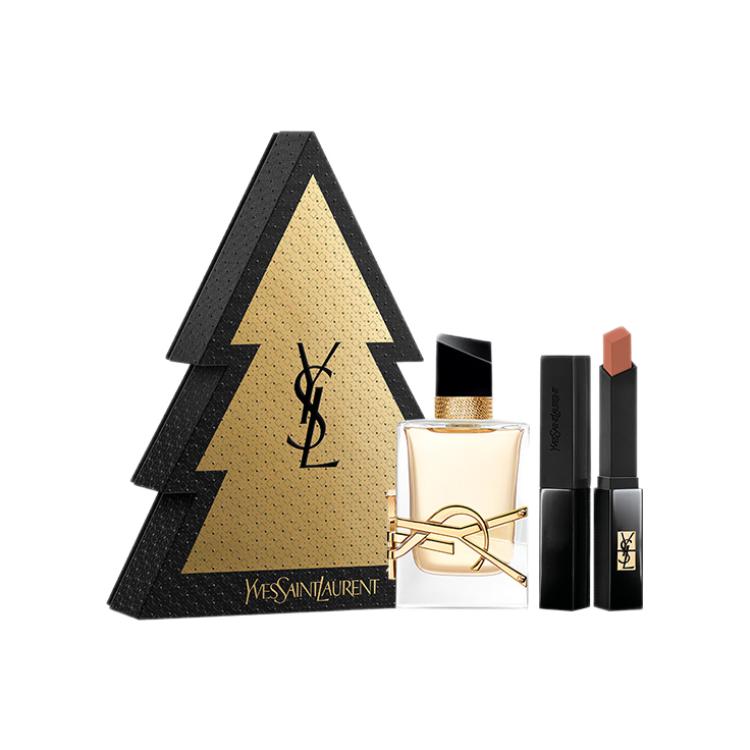 Набор для макияжа christmas limited freedom water из трех предметов легко растушевывается стойкий SAINT LAURENT — фото 3