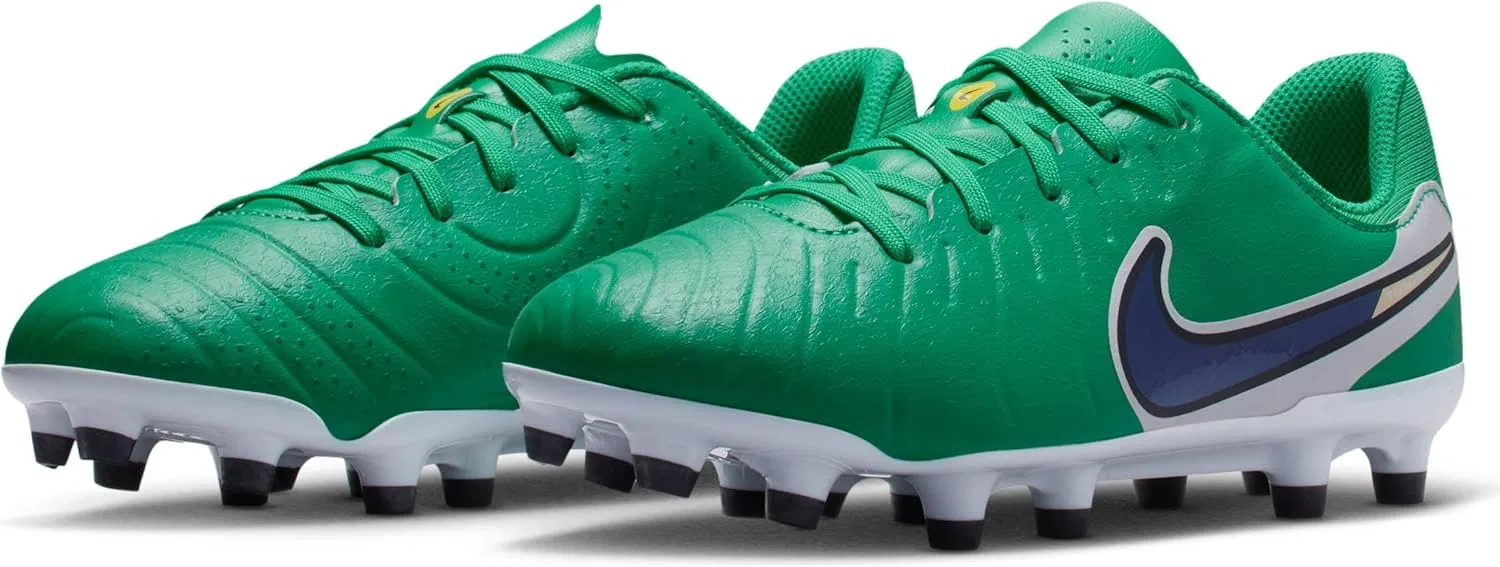 Детские футбольные бутсы Nike Unisex Kids Jr. Tiempo Legend 10 Academy LV8 Low-Top для различных типов грунта (подходят для детей постарше), Multicoloured — фото 2