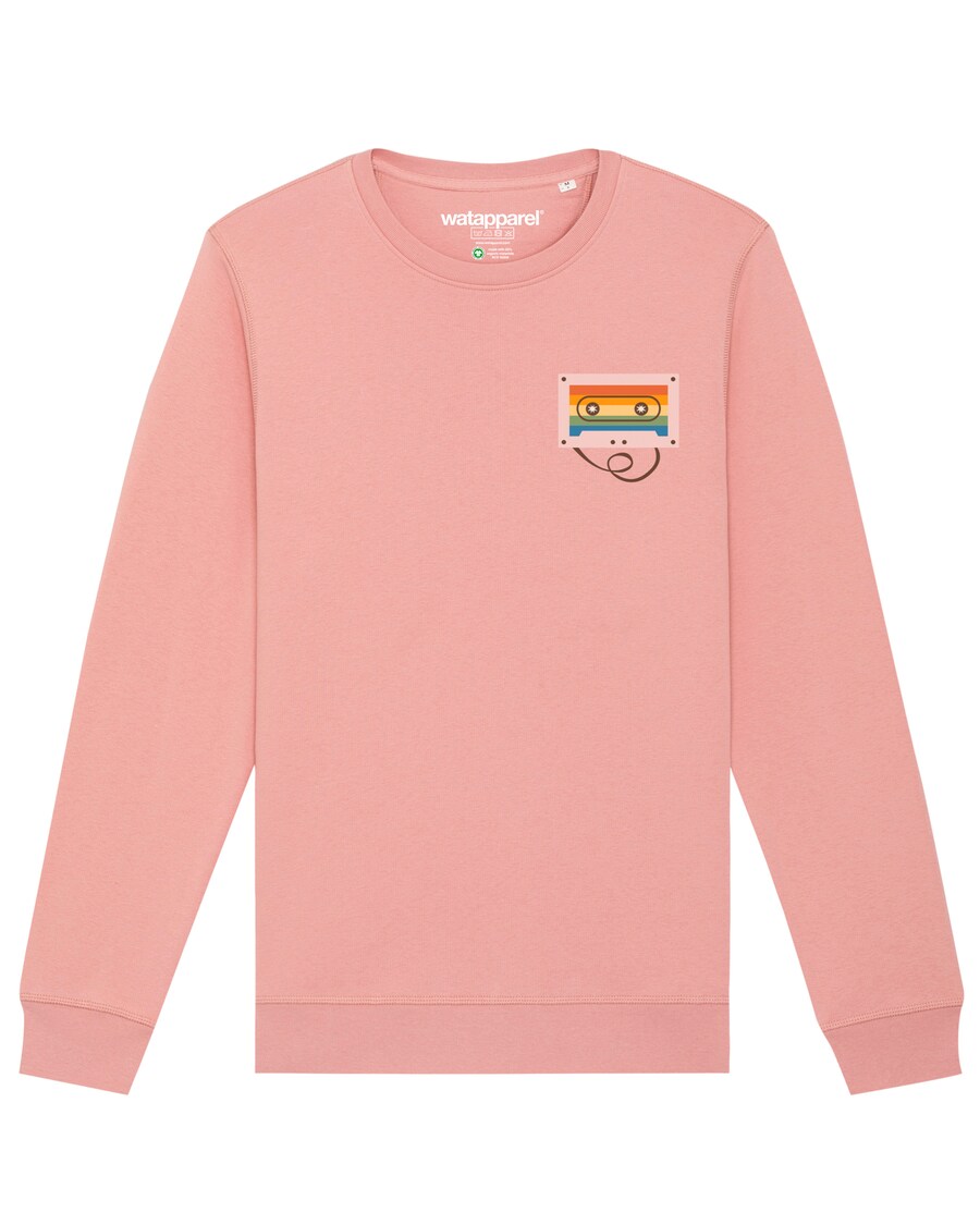 

Свитер Watapparel Sweatshirt Rainbow Cassette, розовый