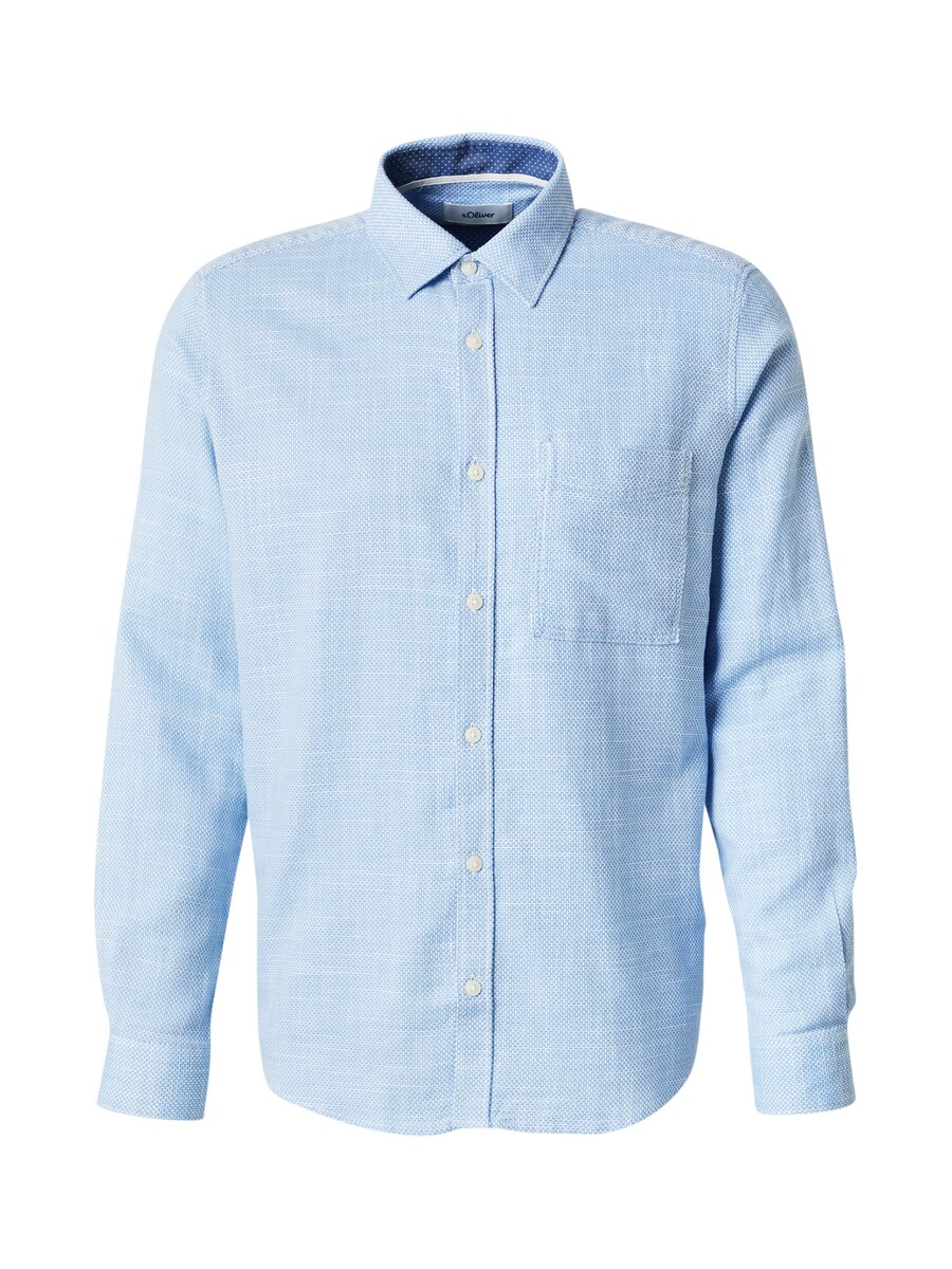 

Рубашка на пуговицах классического кроя s.Oliver, Light blue