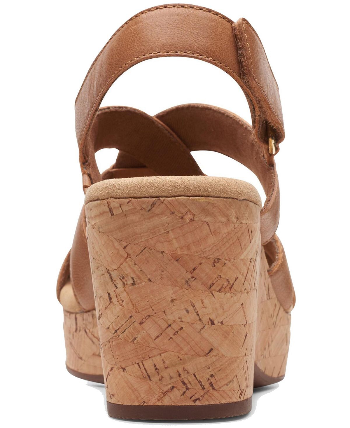 Женская коллекция Giselle Beach Босоножки на танкетке с пяткой на пятке Clarks — фото 3