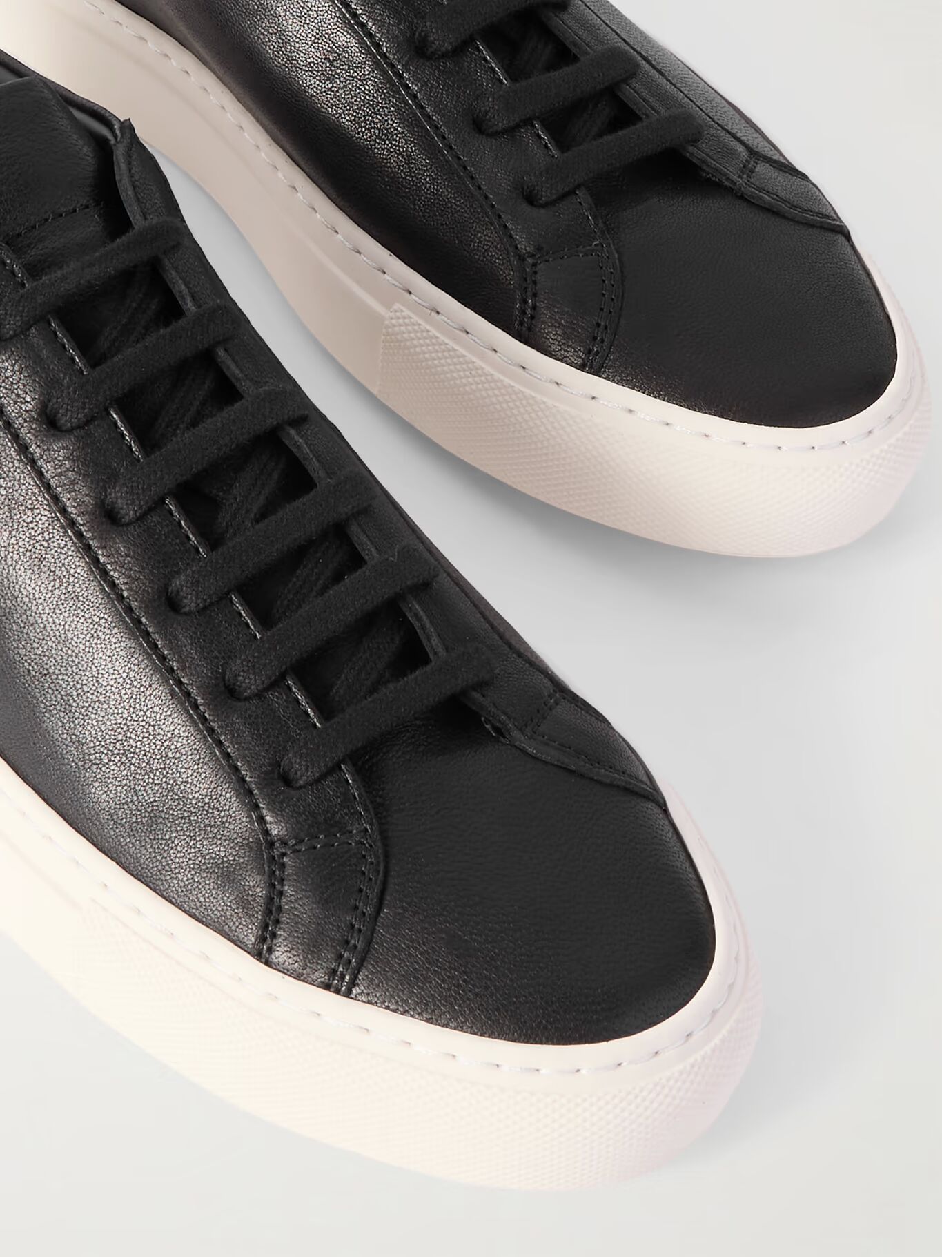 

Летние кожаные кроссовки Achilles COMMON PROJECTS, черный