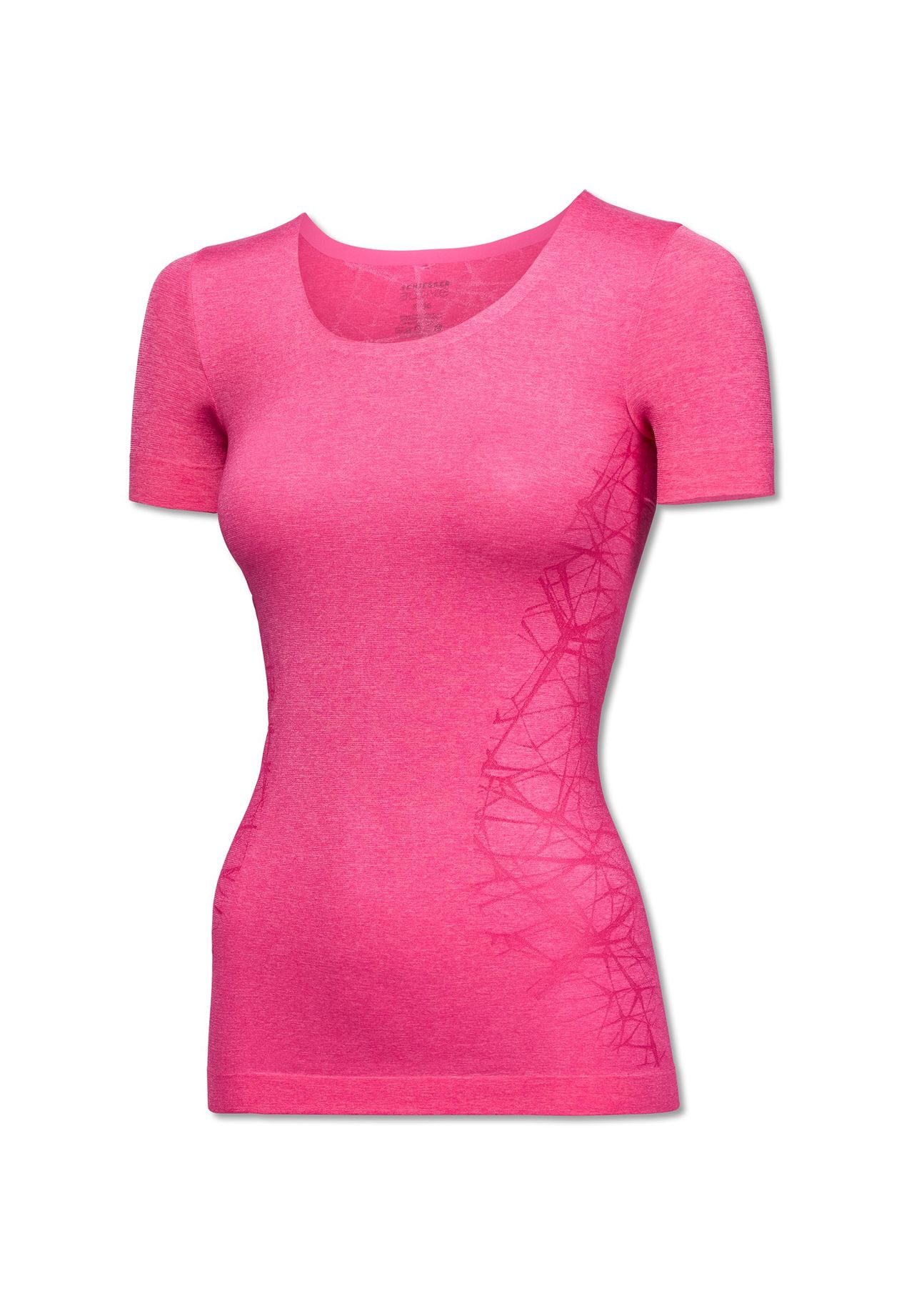 

Футболка с половиной рукава SCHIESSER, цвет Pink-mel.