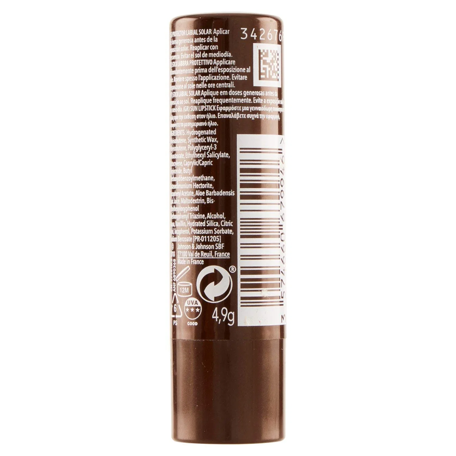 Солнцезащитный бальзам для губ с алоэ вера SPF30 от Piz Buin Piz Buin — фото 3