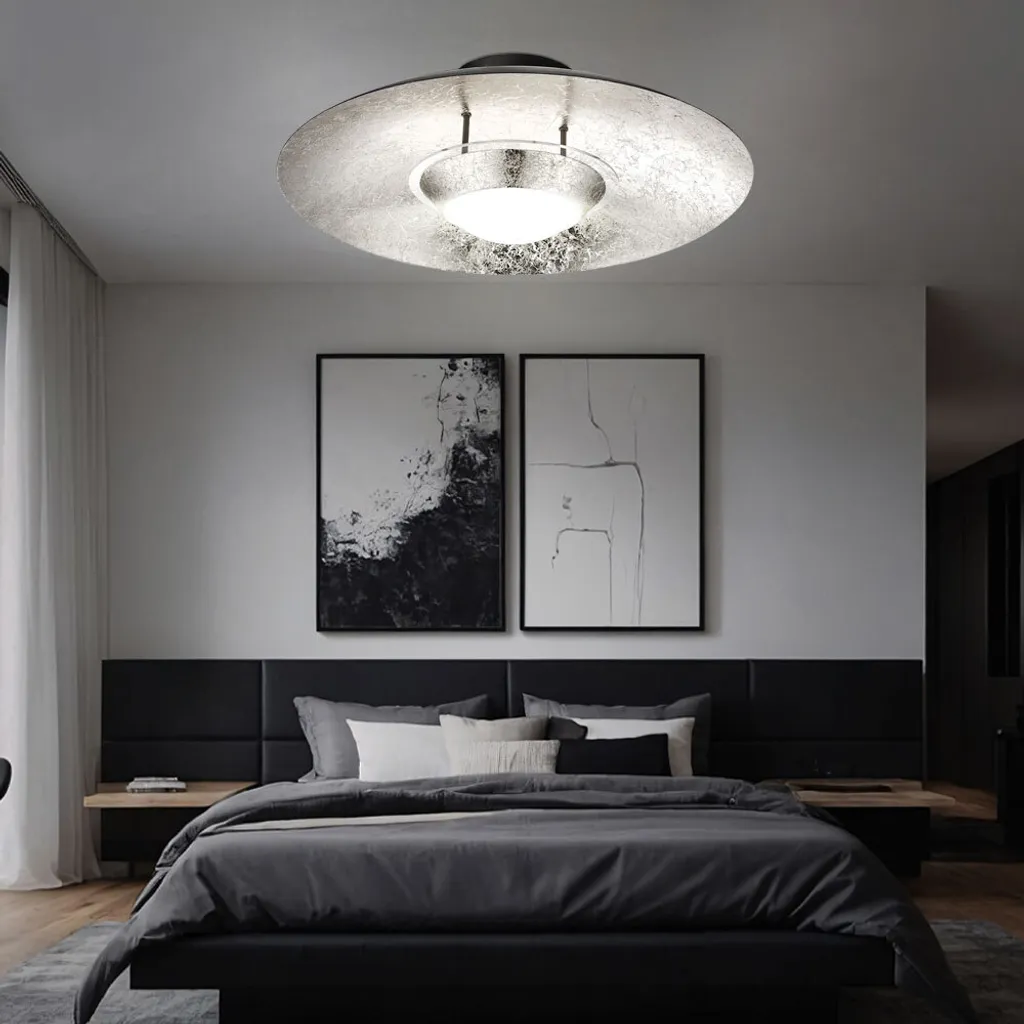 

Светодиодный потолочный светильник Globo Lighting, серебряный
