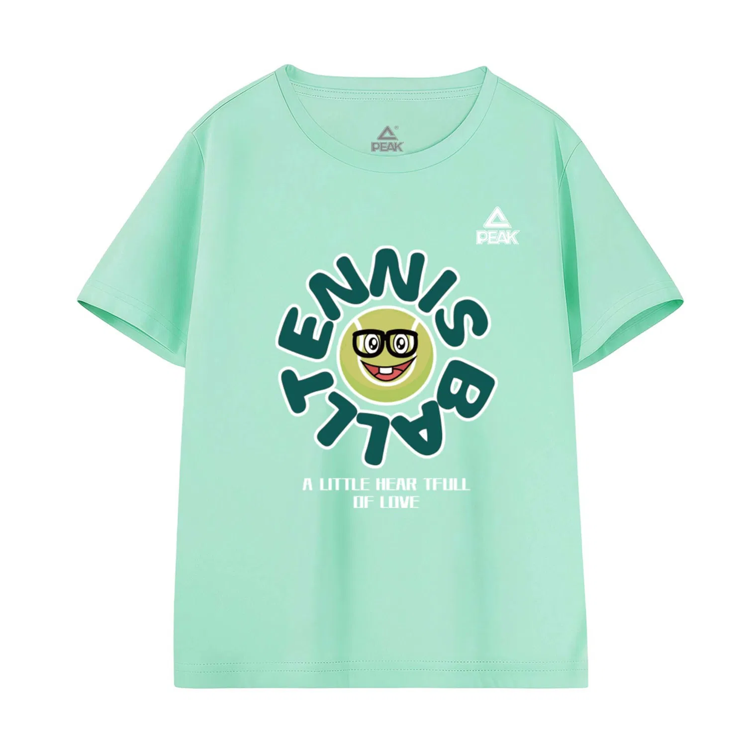 Футболка детская, хлопок, PEAK, Apple Green