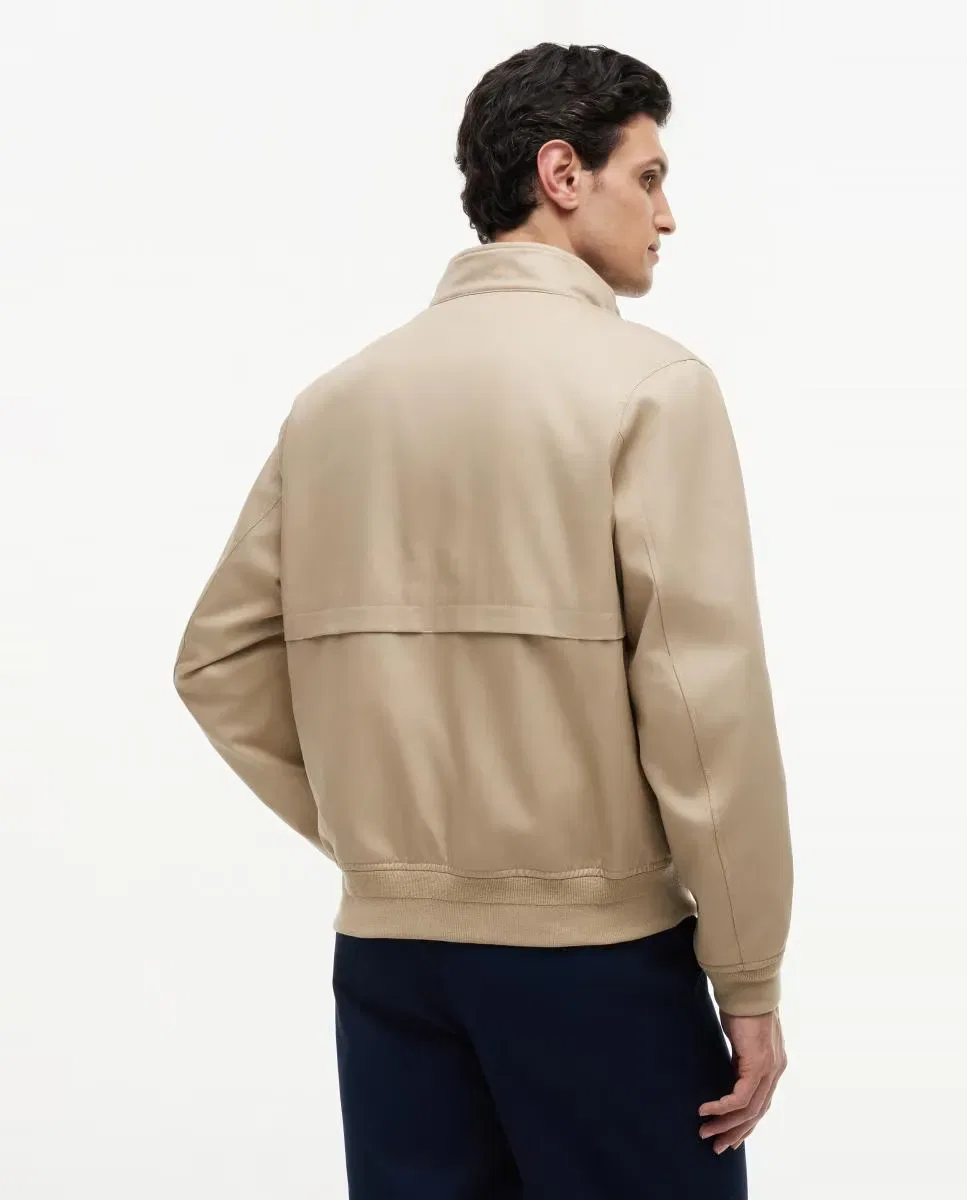 Мужская куртка-харингтон хлопковая Tommy Hilfiger, Beige — фото 2