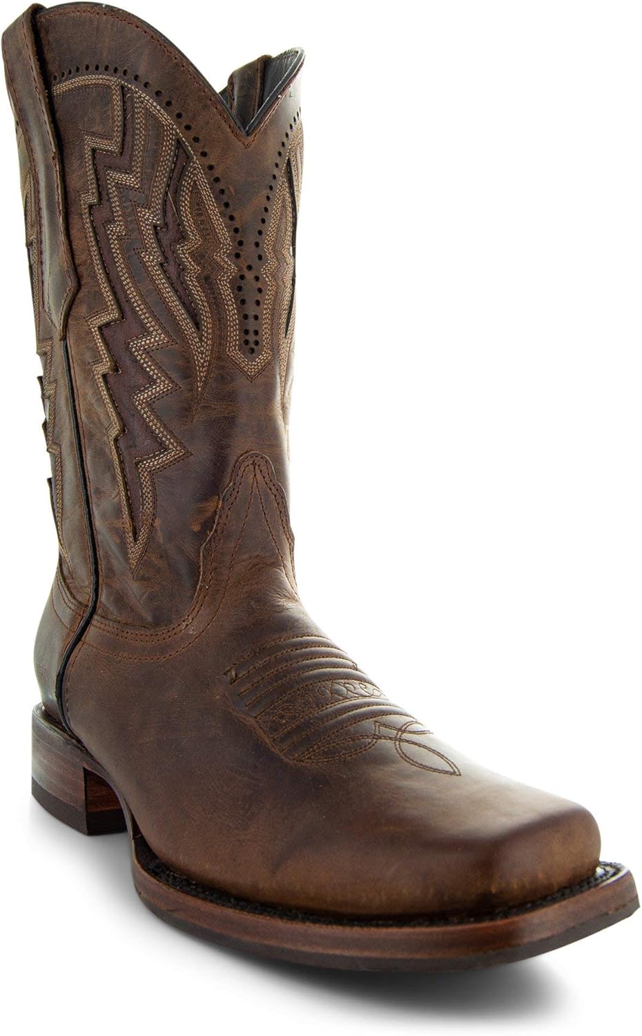 

Ковбойские сапоги Soto с квадратным носком, мужские ковбойские сапоги из натуральной кожи, вестерн-сапоги для мужчин H50027 Soto Boots, Tan