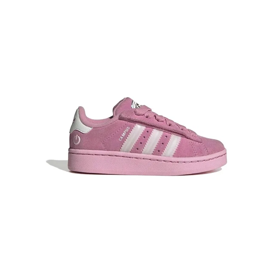 Детские спортивные кроссовки со светящейся подошвой Campus 00S adidas, Розовый — фото 2