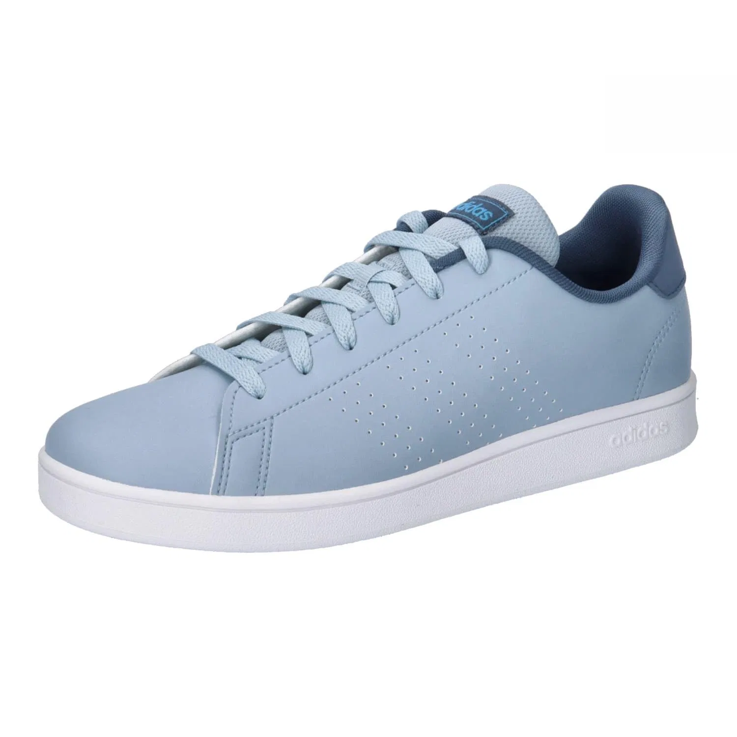 Детские кроссовки с перфорированными полосками Advantage K Adidas, Black And White