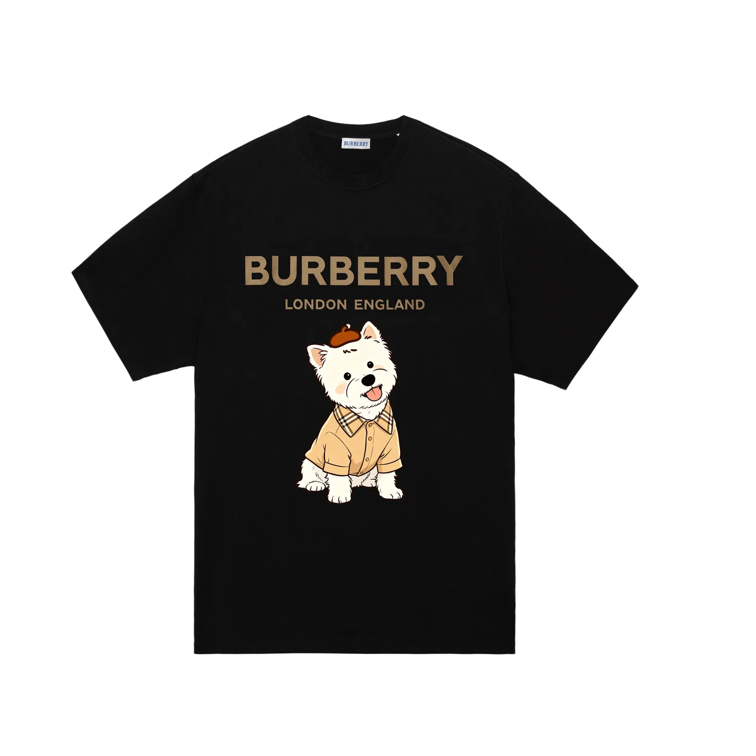 Мужская футболка с коротким рукавом хлопковая Burberry, Luxury Puppy — фото 3