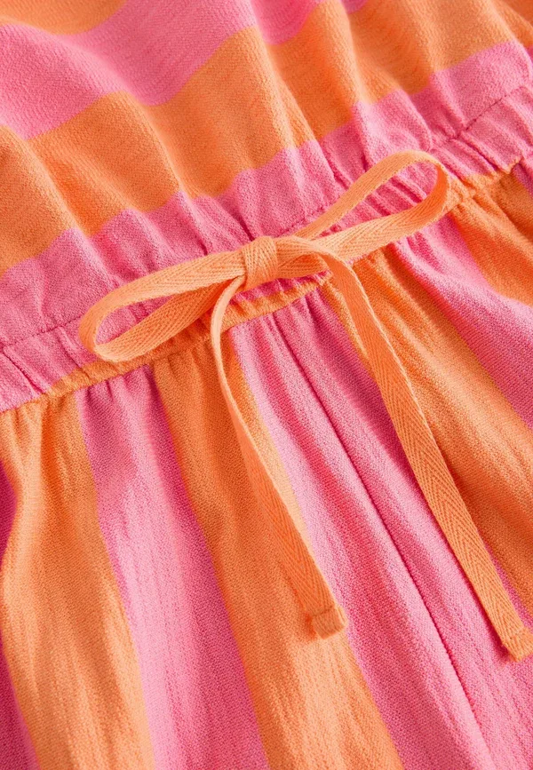 Комбинезон полосатый Next, Pink/Orange Stripe, оранжевый — фото 2