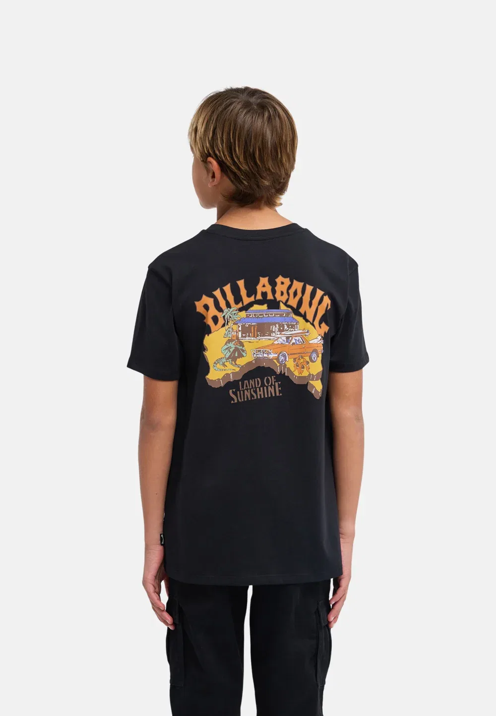 Одежда Jungen 8-16|топы ebbzt00266 - футболка с принтом Billabong, Blk — фото 2