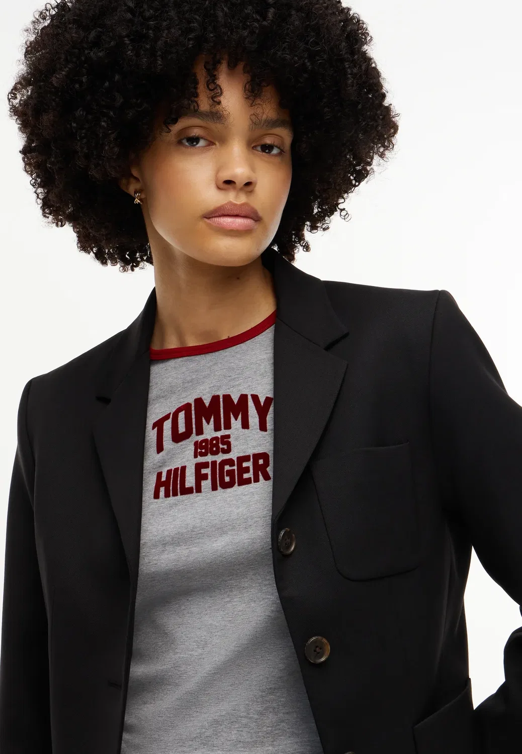 Неподвластный времени - блейзер Tommy Hilfiger, Black — фото 4