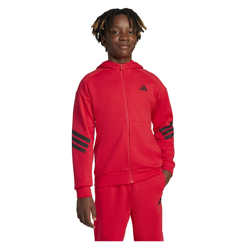 

Толстовка adidas Future Icons с тремя полосками на молнии, розовый