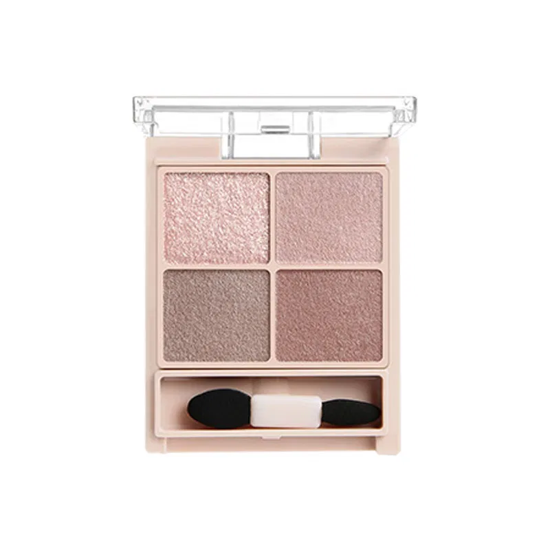 Палетка теней для век Silky 4 Colors, CANMAKE, Gray Pink