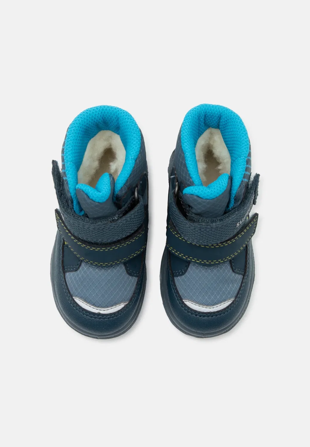 Зимние ботинки Gore-Tex Husky с широкой посадкой Superfit, Blau/Gelb — фото 4