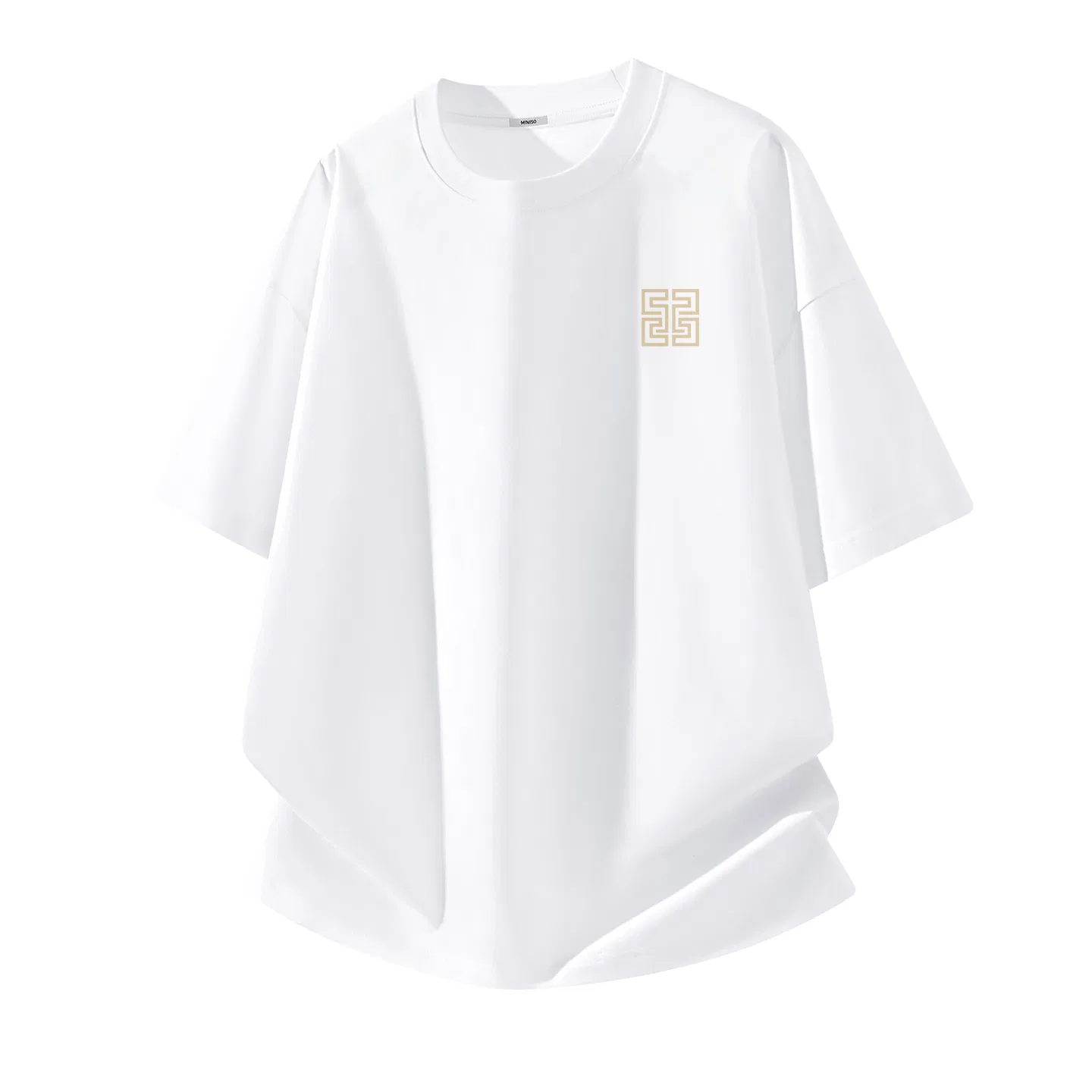 Детская футболка с принтом Men's Collection MINISO, Glacier Blue — фото 4