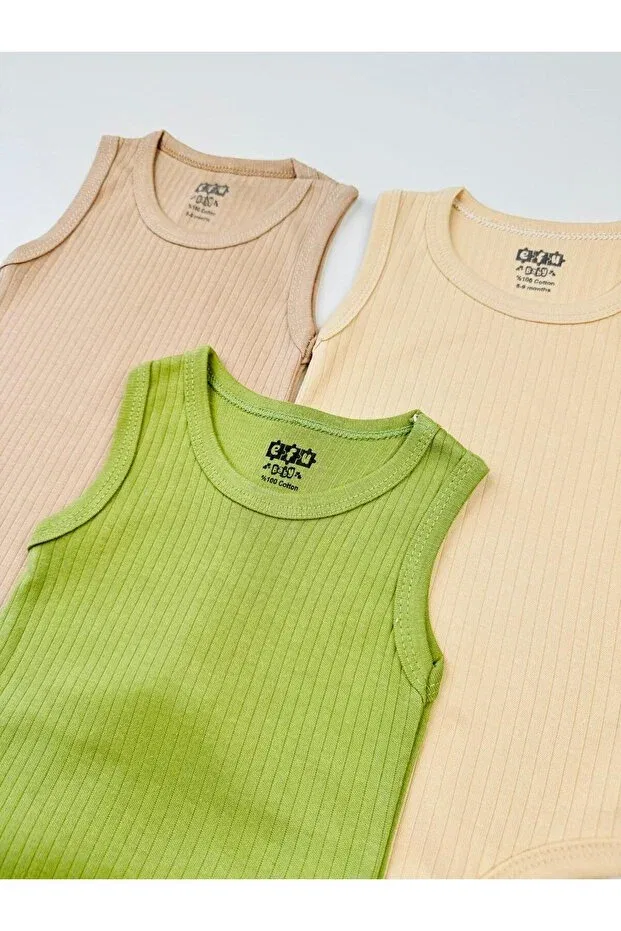 Детское боди для новорожденных с принтом 3-шт Efu Baby, Multicolor — фото 4