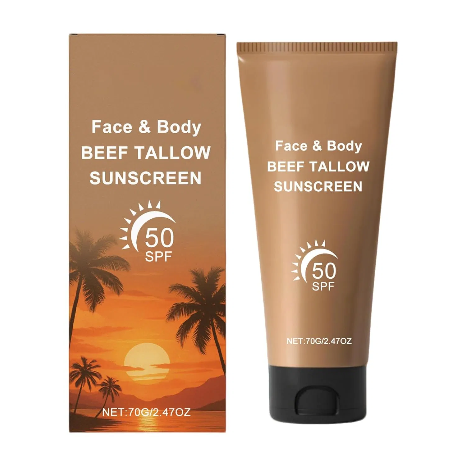 Солнцезащитный крем Beef Tallow, SPF 50, 70 г, ACAREY, C*1