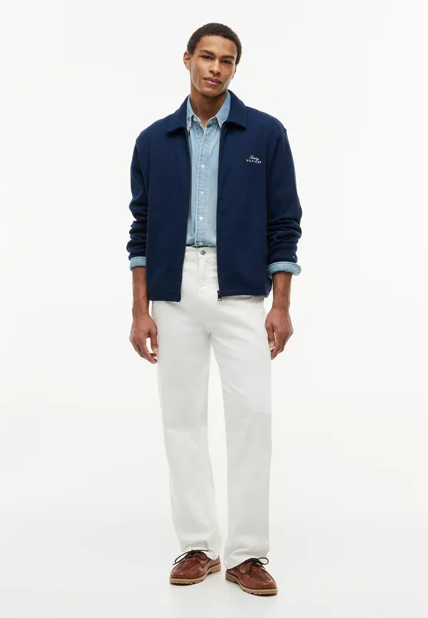Брюки джинсовые Relaxed river garment dyed Tommy Hilfiger, белый — фото 2