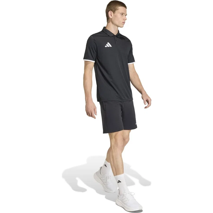 Мужское поло с коротким рукавом ENT26 adidas, Черный — фото 4