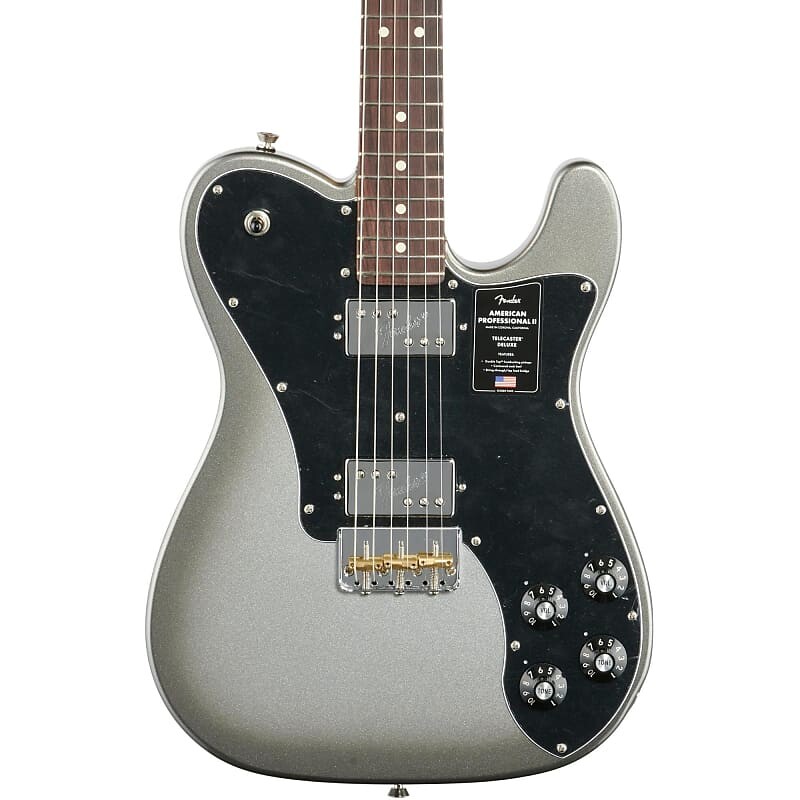 

Электрогитара Fender American Pro II Telecaster Deluxe, накладка на гриф из палисандра (с футляром), Mercury 113960755
