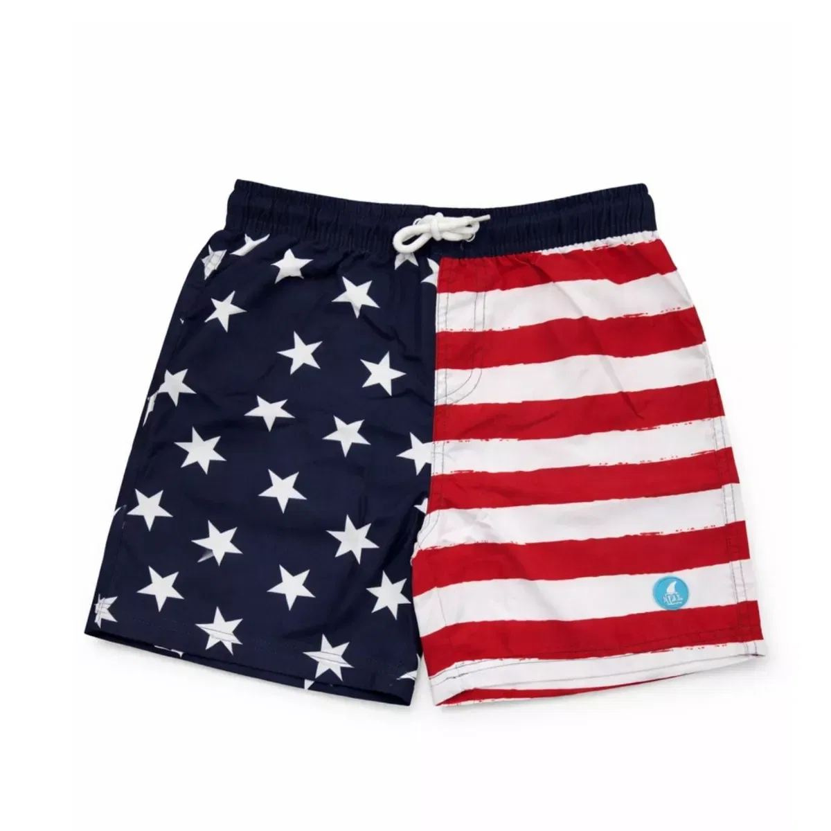 Детские плавки-бордшорты для мальчиков с принтом American Flag HEAT Swimwear, American Flag — фото 2
