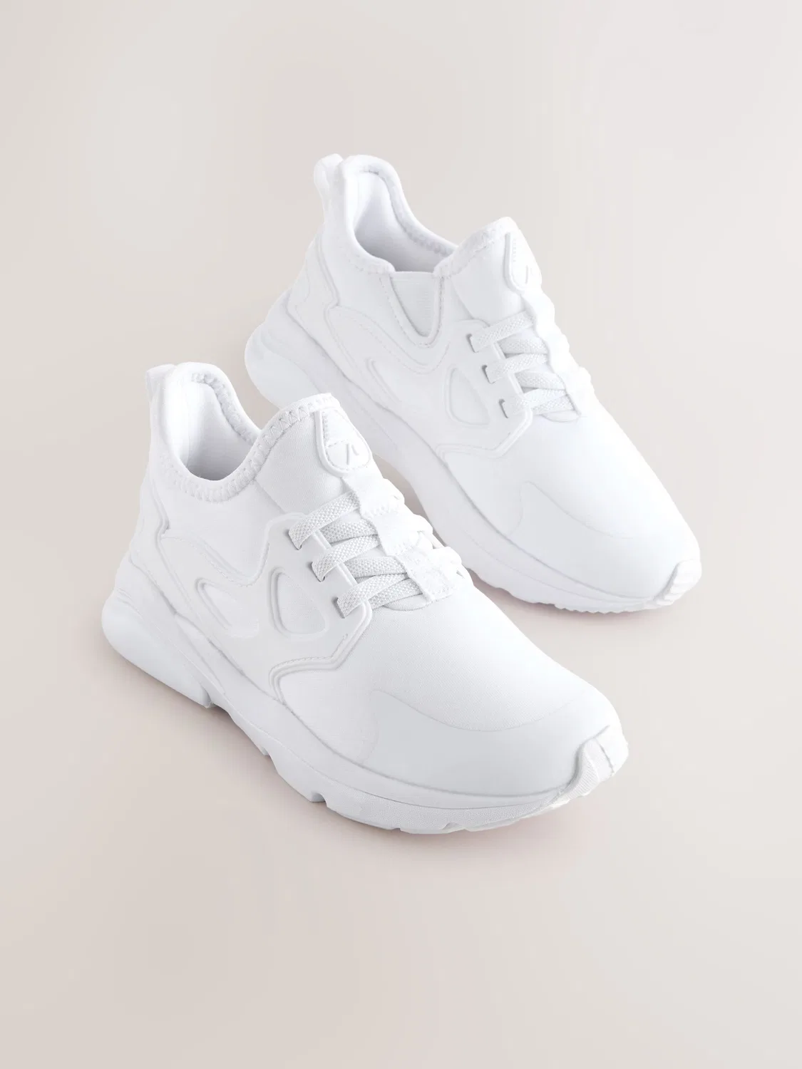 Кроссовки на эластичных шнурках Next White