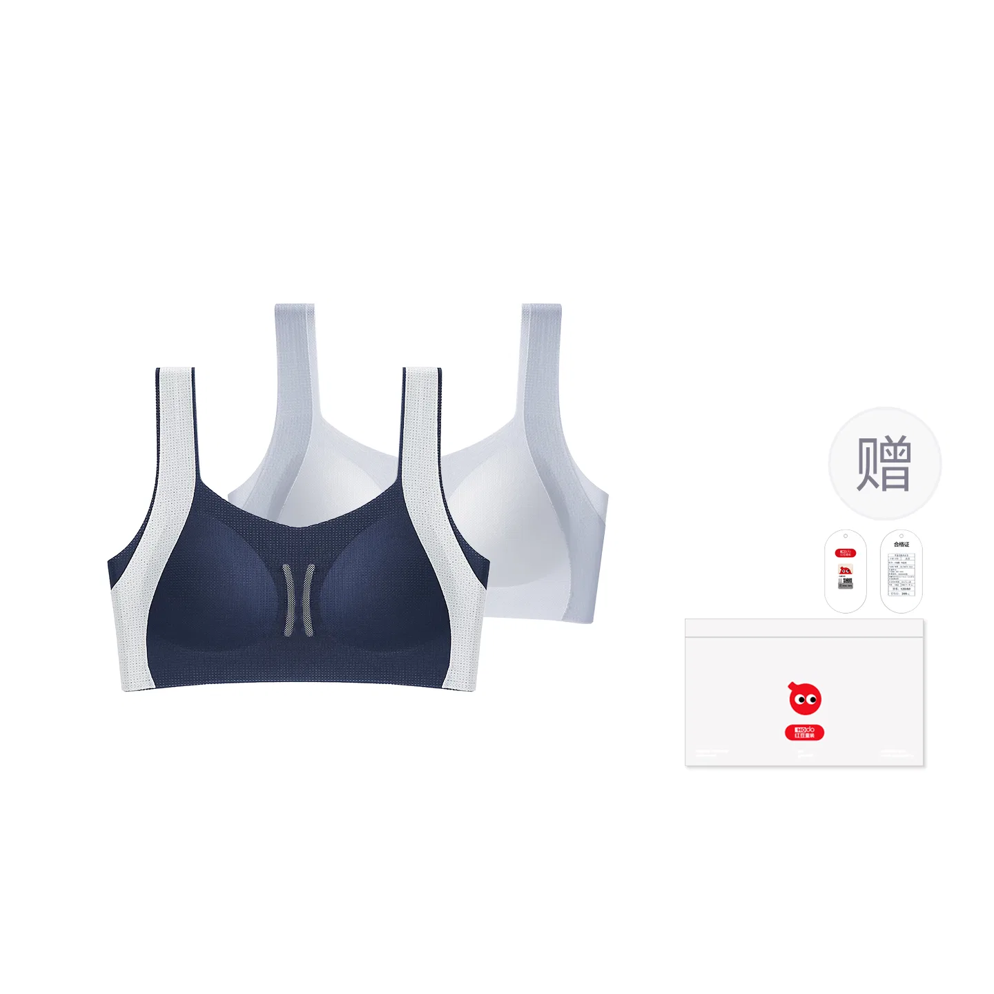 Детское белье для девочек формирующее Red bean, Цвет Navy Blue White
