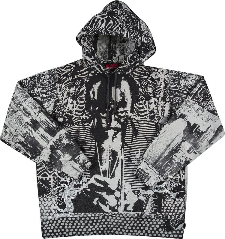 

Толстовка Supreme Miles Davis Hooded Sweatshirt 'Black', черный