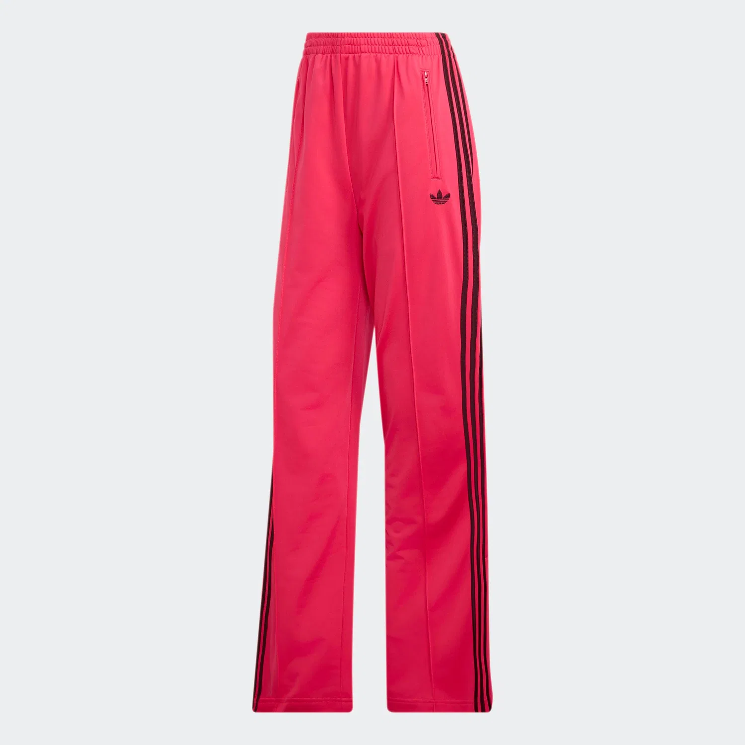 Брюки Adidas Originals с широкими штанинами Firebird розового цвета — фото 2