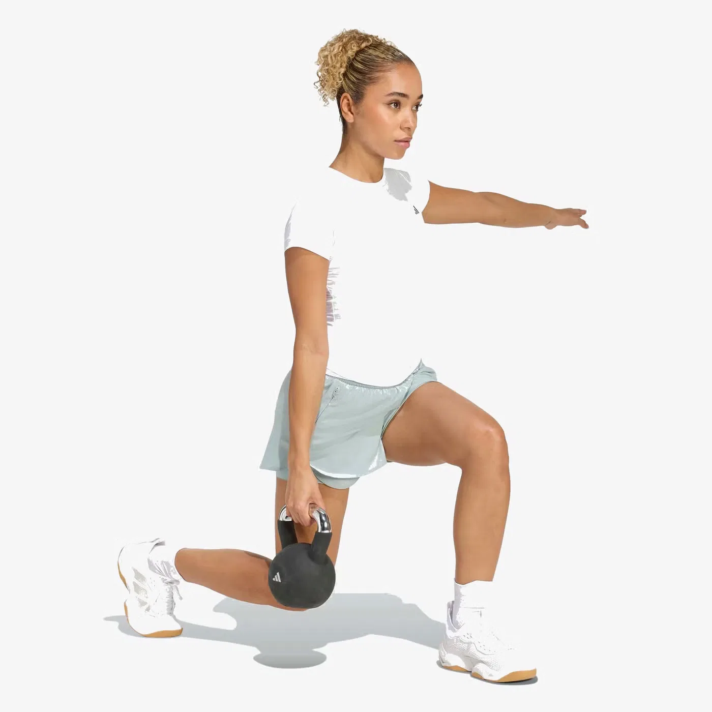 Футболка с принтом Primelift Essentials Adidas, белый — фото 4