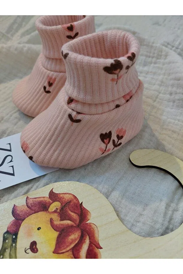 Детские пинетки хлопковые Care Zsz Tasarım, Pink