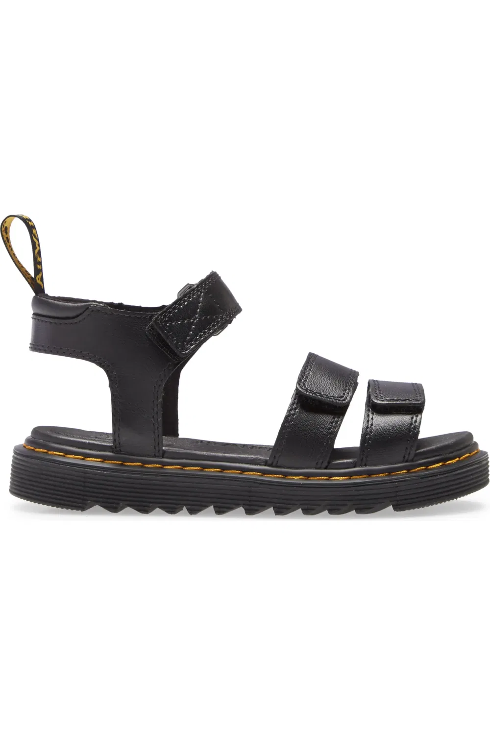 Детские сандалии Dr. Martens Klaire, черные, на липучках — фото 3