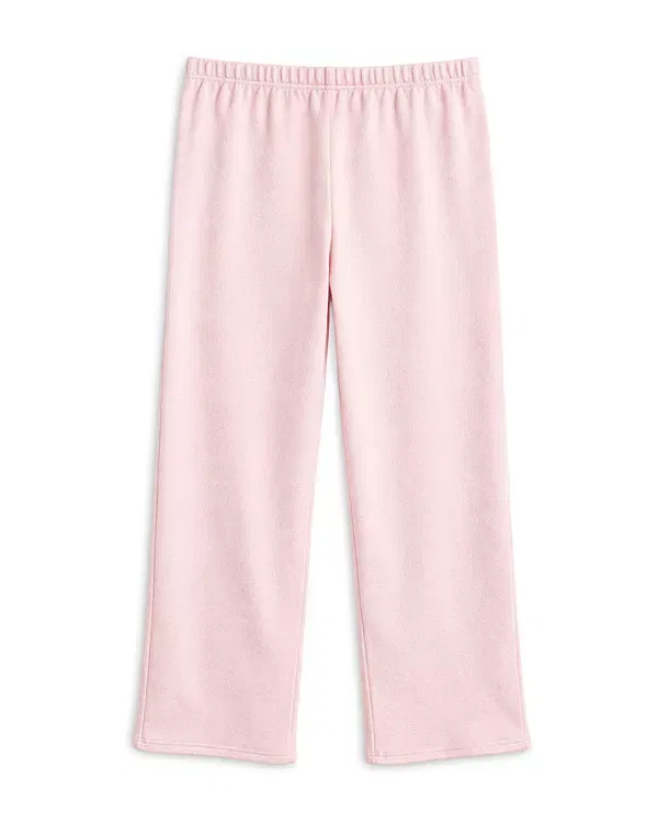 Детские брюки для девочек из махры Tucker Terry Pants KatieJ NYC, Pale Pink — фото 2