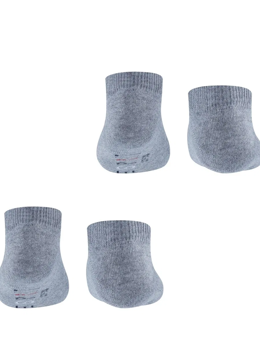Носки ESPRIT 'Foot Logo 2-Pack' в серо-пятнистом цвете — фото 3