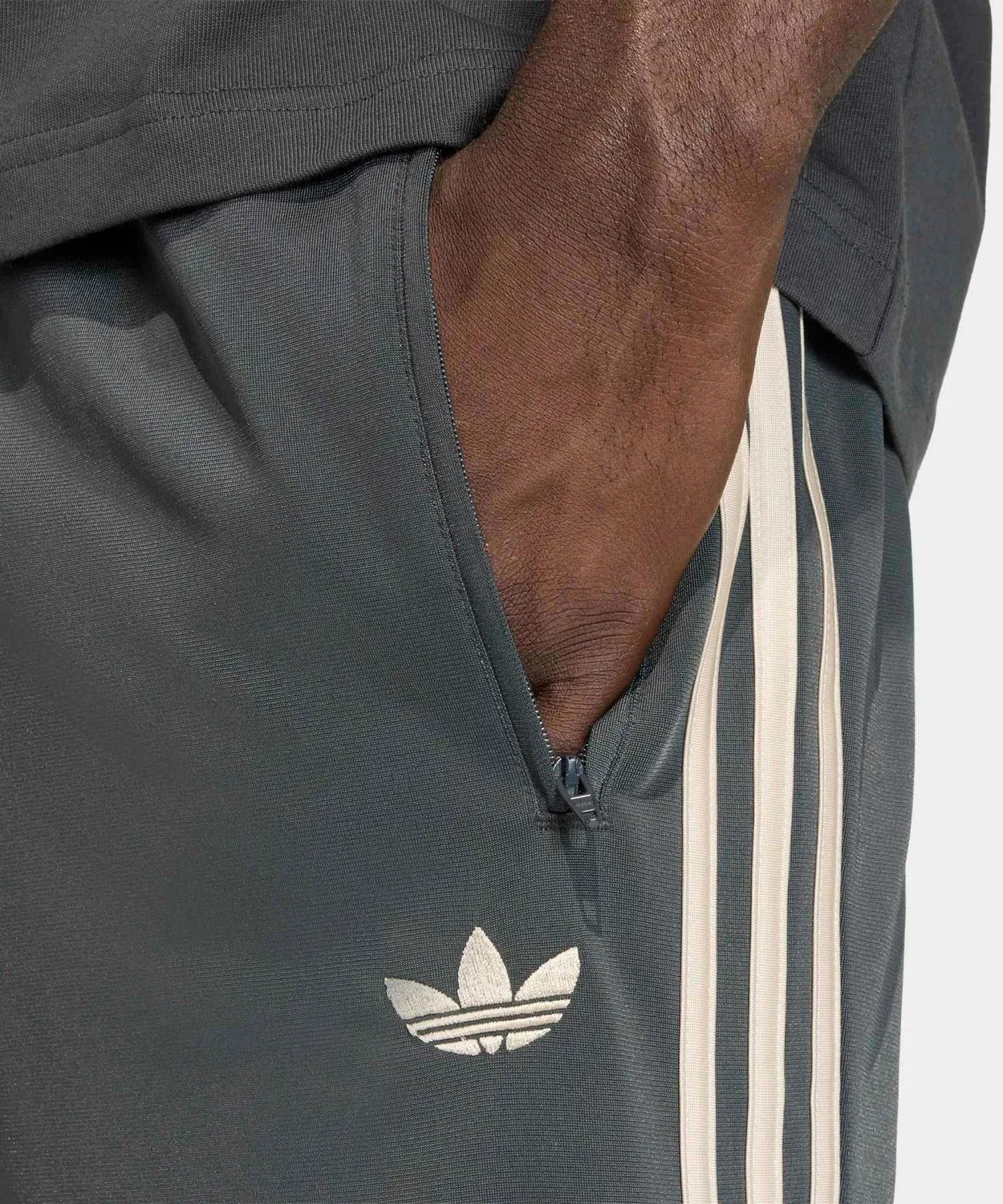 Мужские спортивные штаны с регулируемым поясом Firebird Track Pants Adidas, Grey — фото 3