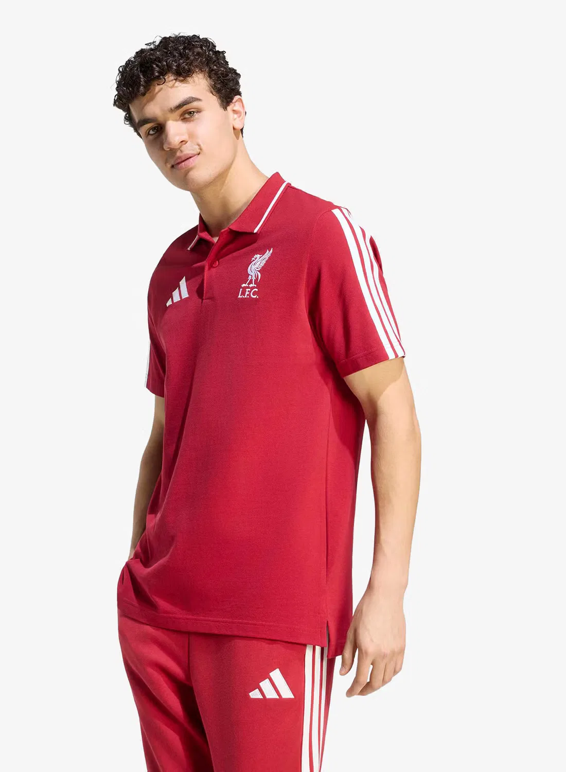 Поло с коротким рукавом Liverpool FC DNA Adidas, белый