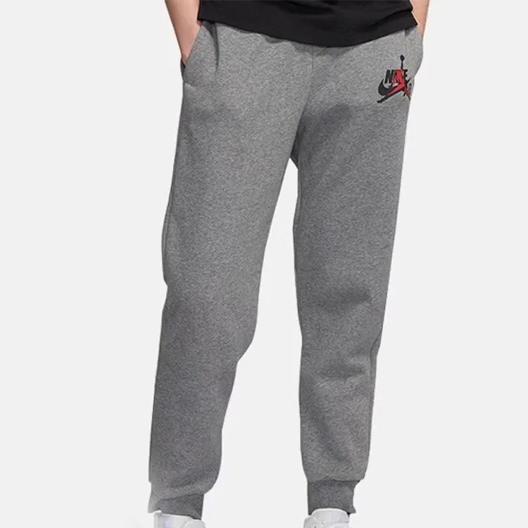 Штаны классические с логотипом Jordan, серый — фото 3