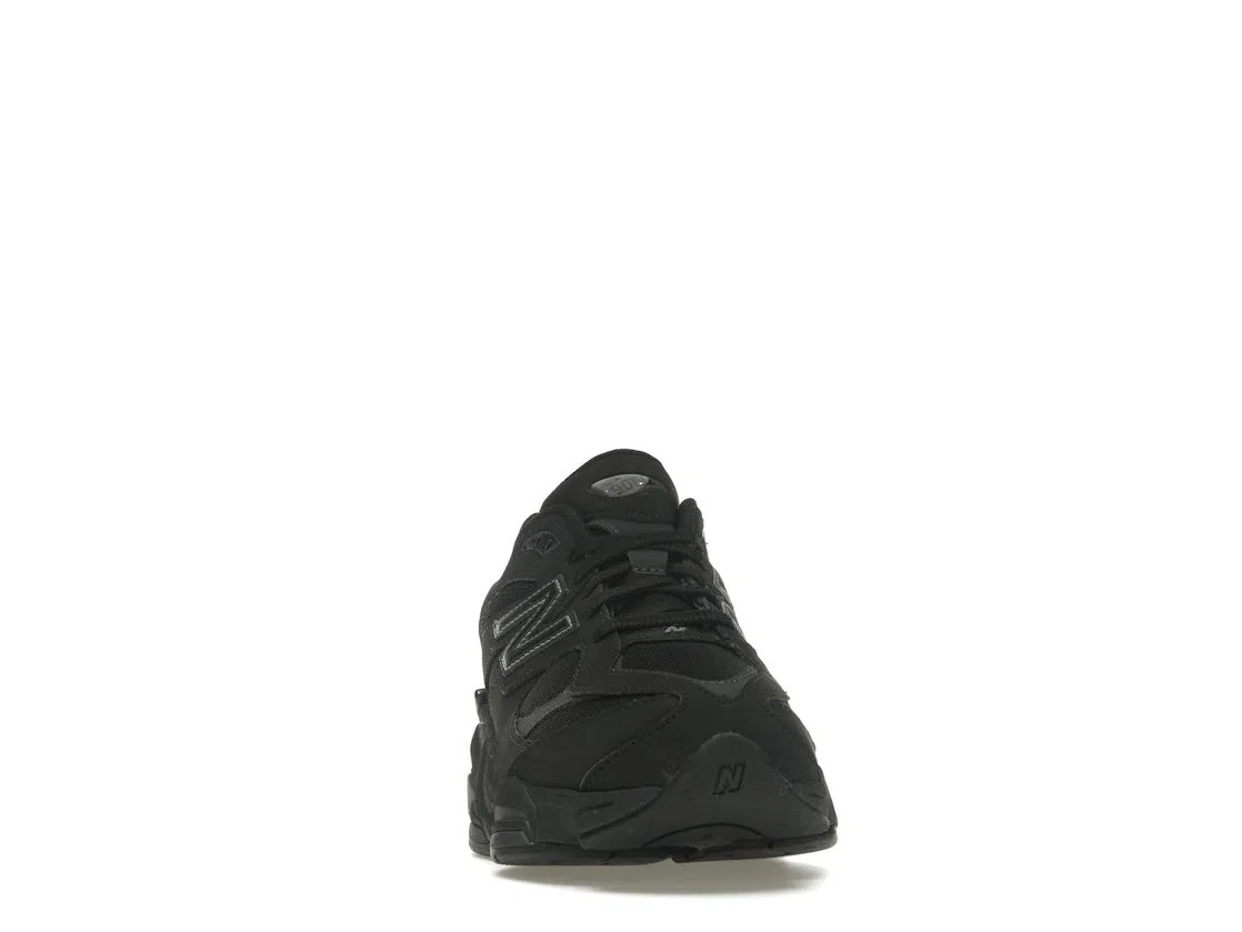 Детские кроссовки с черным верхом New Balance 9060, Black/Black Cement — фото 2