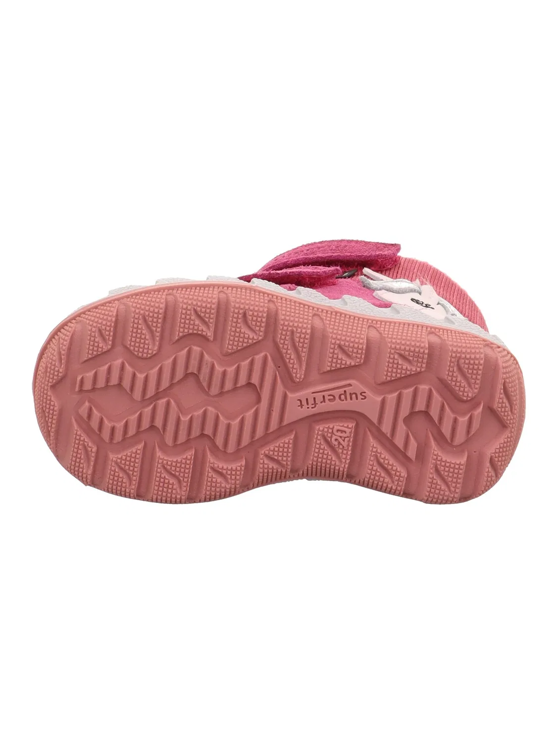 Детские снежные ботинки для девочек с принтом Icebird Superfit, Red Pink 5510 — фото 4